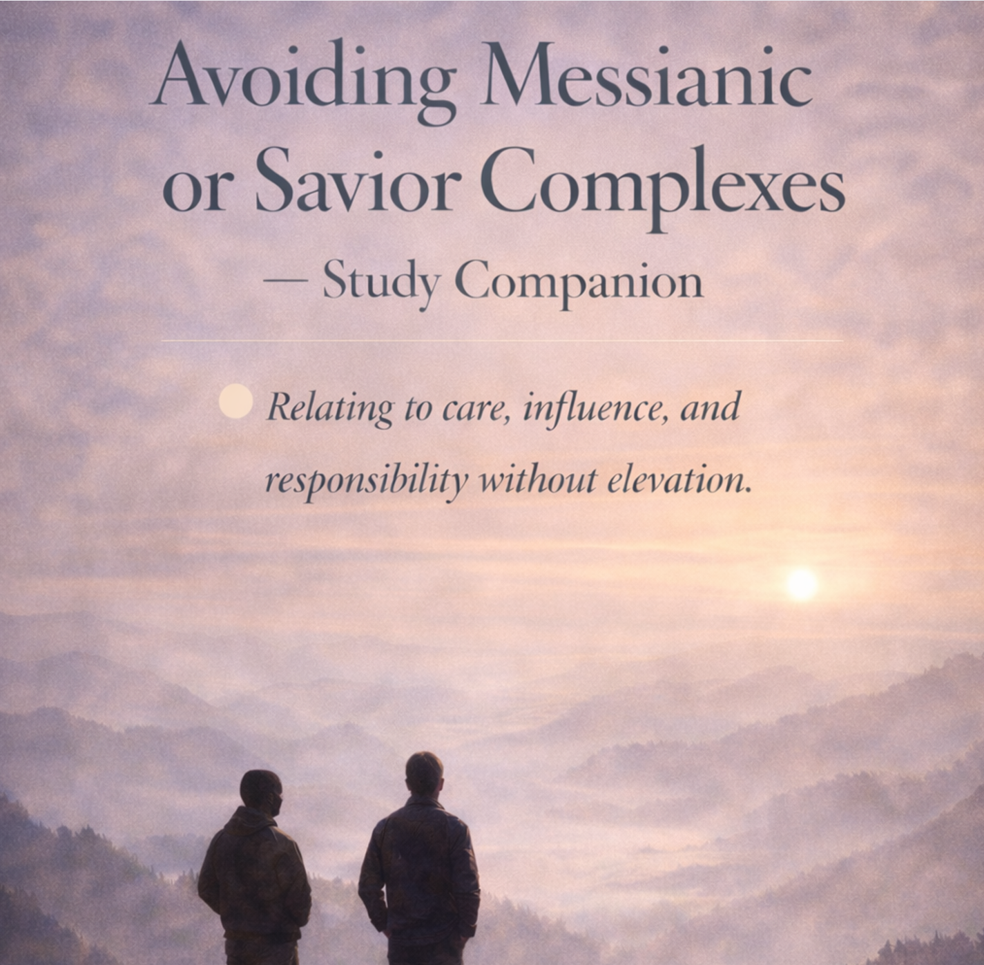 [STUDY GUIDE] Avoiding Messianic or Savior Complexes - Payhip
