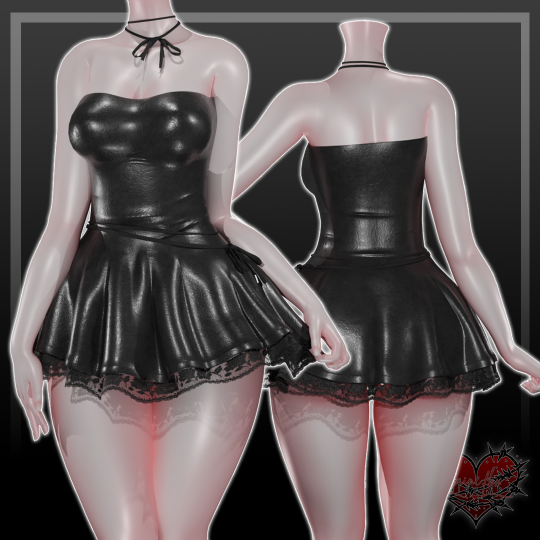 Leather n' Lace Dress