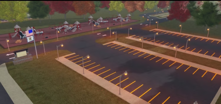 extended rural roads connecting downtown and outskirts