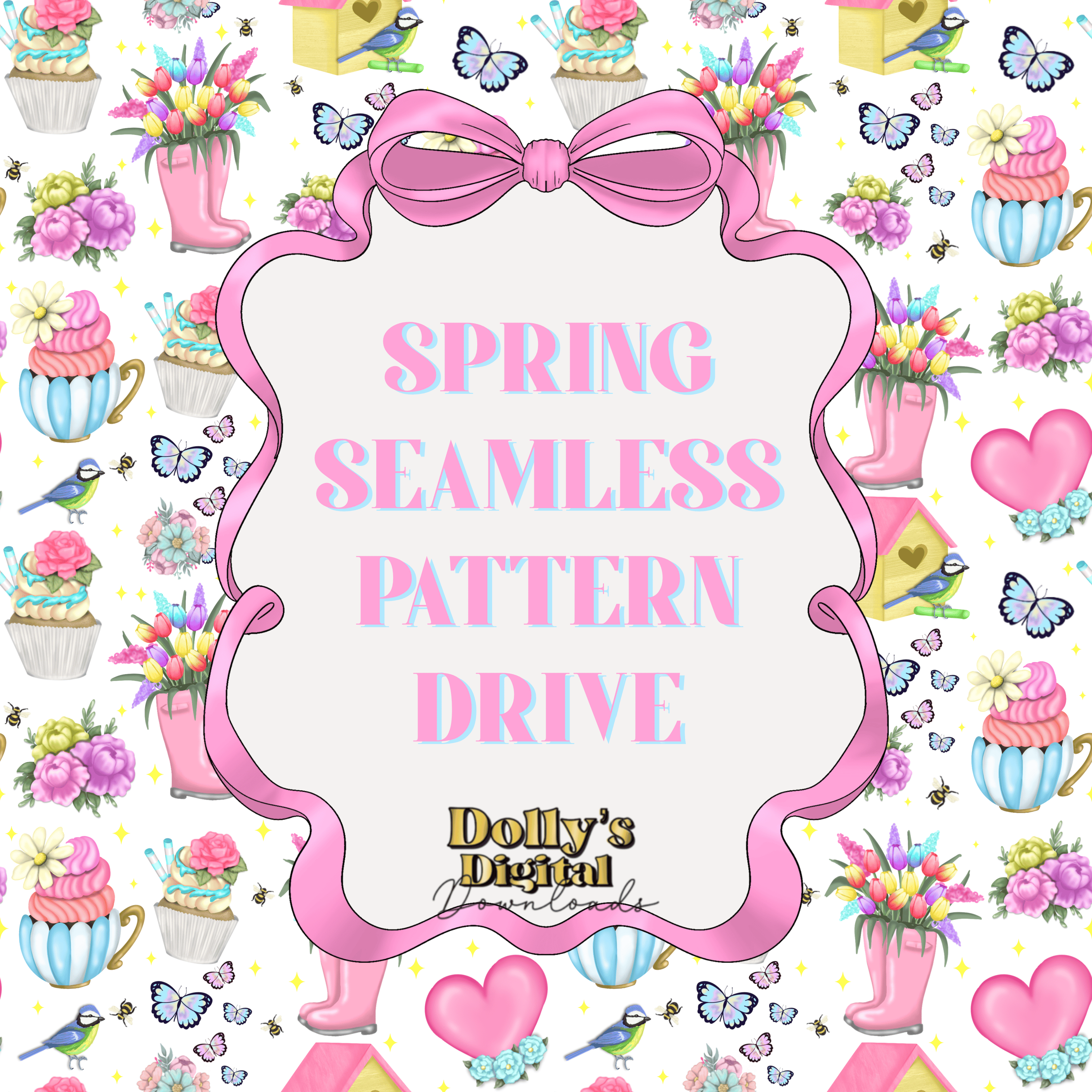 Spring Seamless Pattern Drive - Payhip