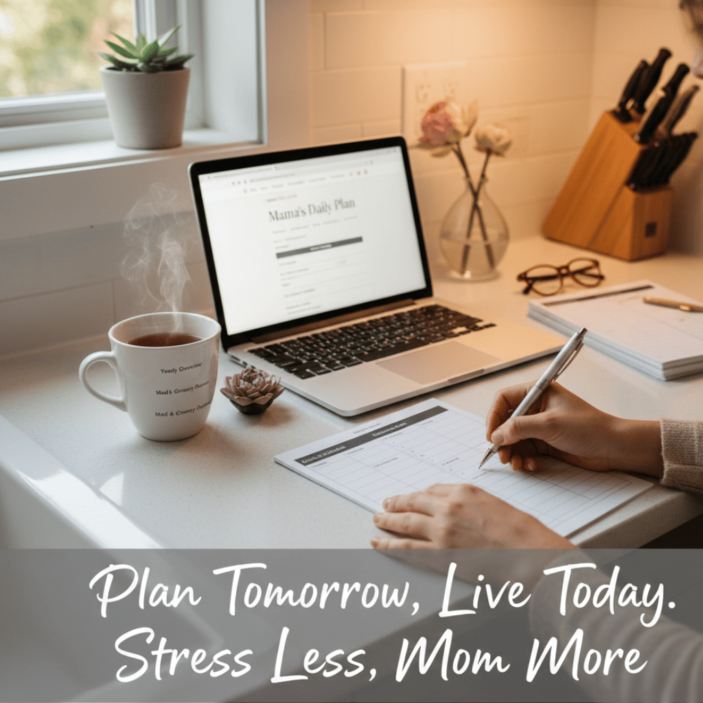 Plan tomorrow stress less