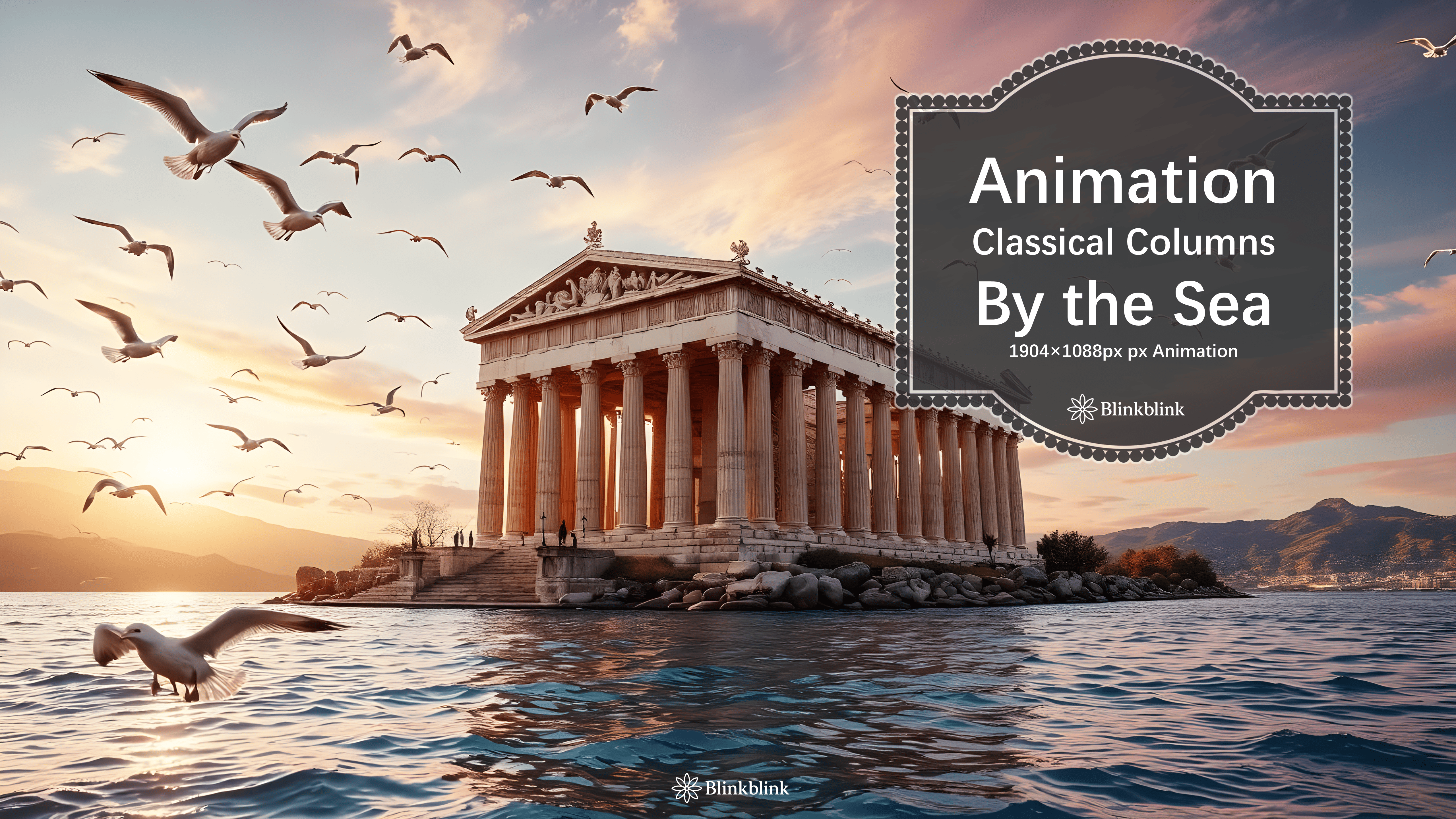 Classical Columns by the Sea — 2K Qulaity Animation - Payhip