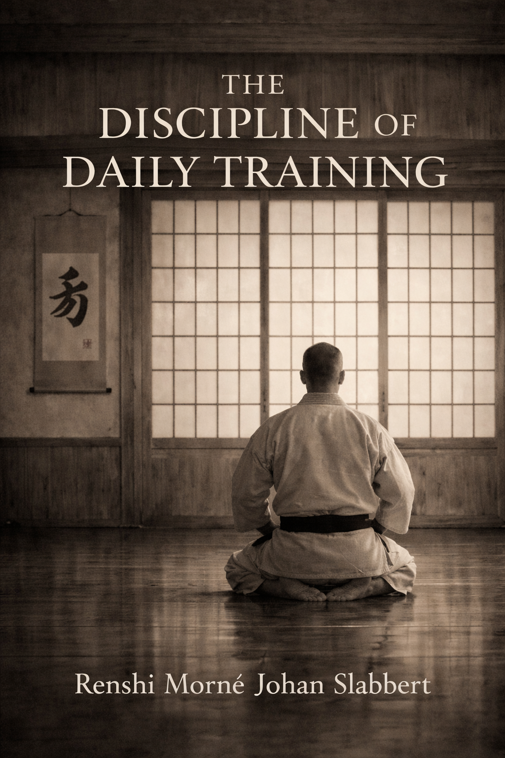 “The Discipline of Daily Training book cover – martial arts philosophy on consistency and lifelong practice”