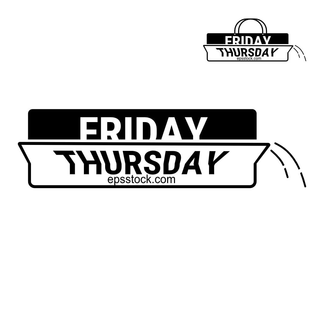 A flip clock showing the approach of Black Friday