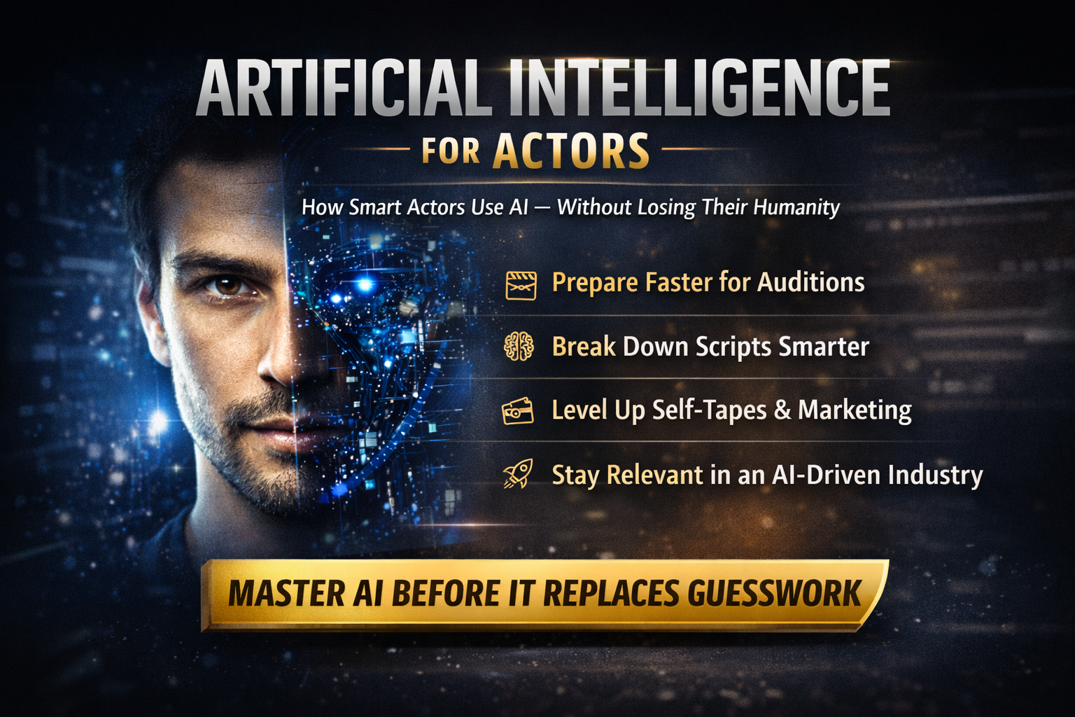 ARTIFICIAL INTELLIGENCE FOR ACTORS: THE FUTURE IS HERE