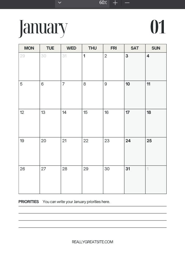 Printable Planner, Yearly Organizer, Digital Download, Productivity, Creativity, PDF Planner, Goal Setting, Minimalist, Page Planner 30, 30,