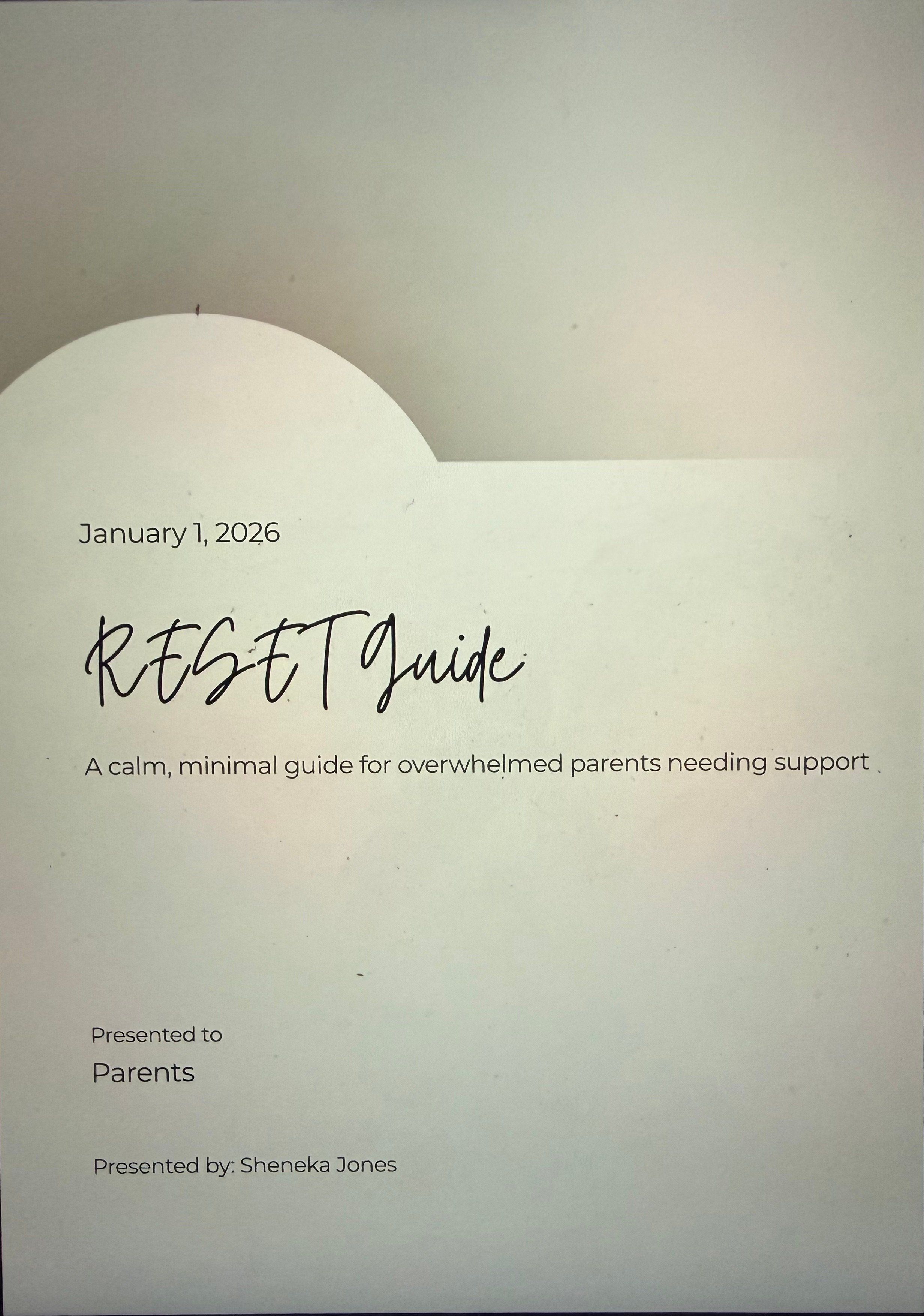 Reset Guide for Overwhelmed Parents - Payhip
