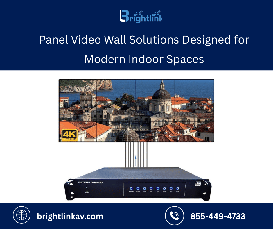 Panel Video Wall Solutions Designed for Modern Indoor Spaces