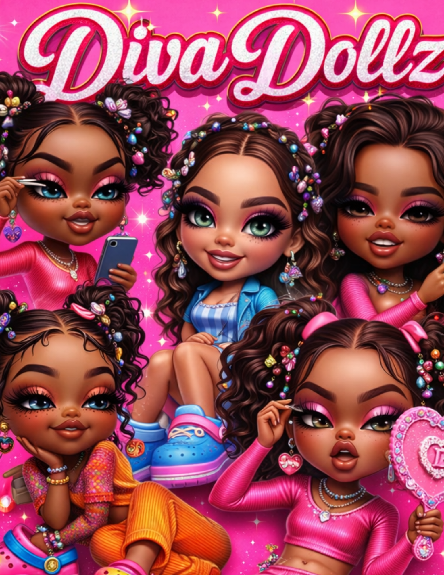 🌸 22-Piece Chibi Character Bundle - Payhip