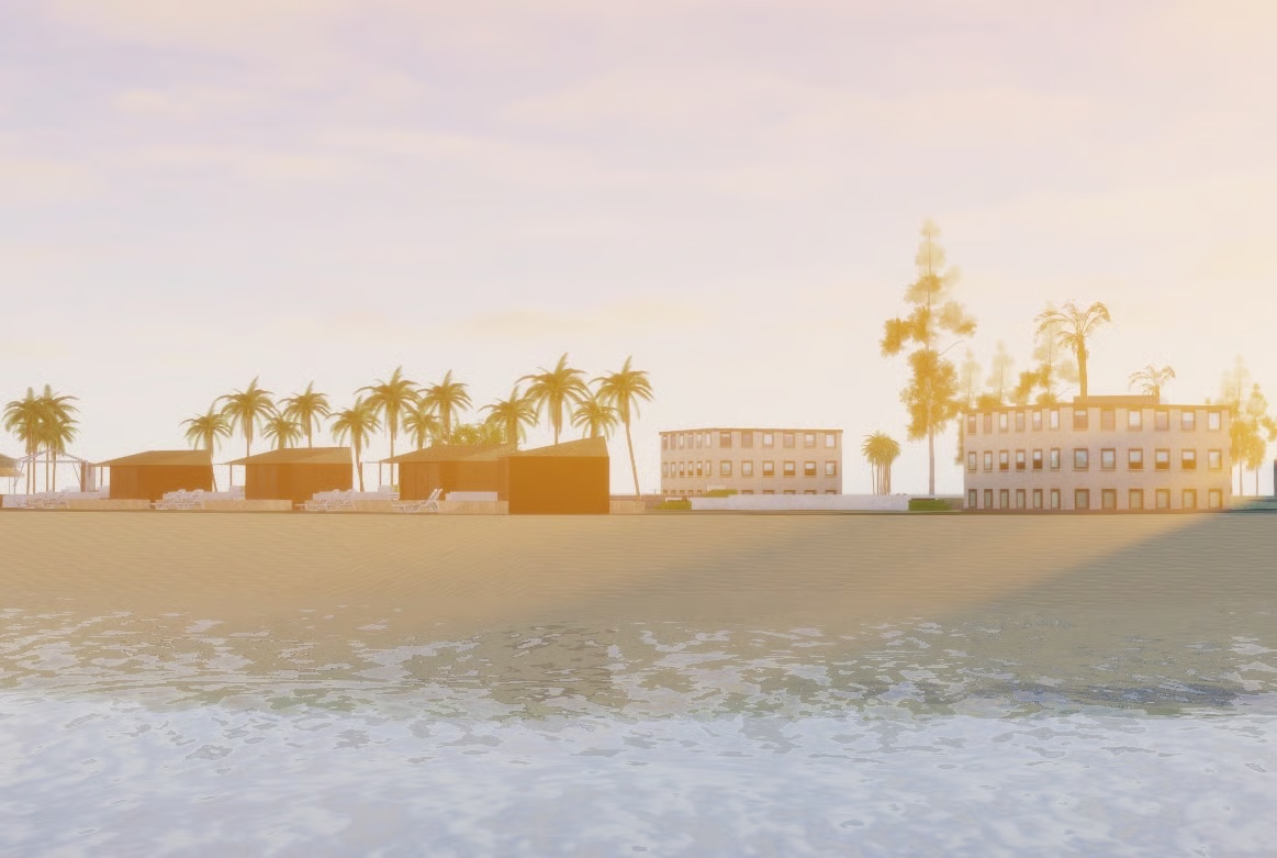 Departure gates and organized boarding areas in Roblox