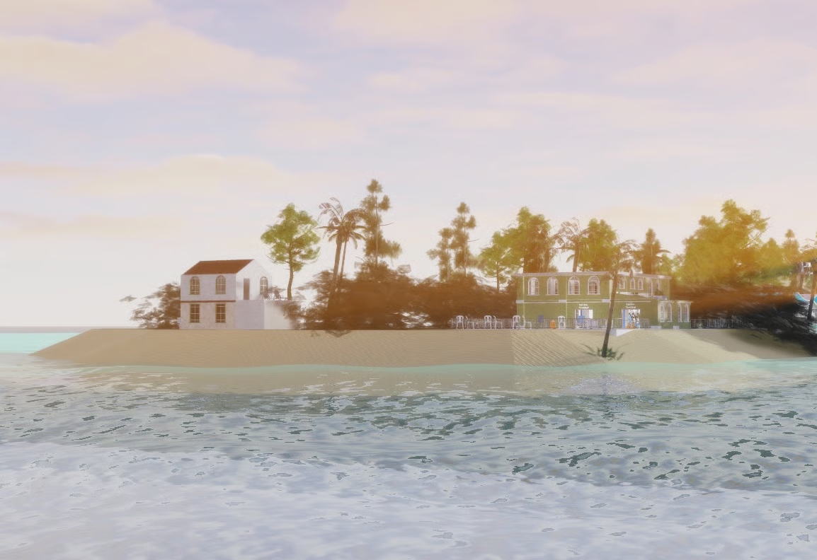 Ferry platforms and queue setups for water transport roleplay in Roblox