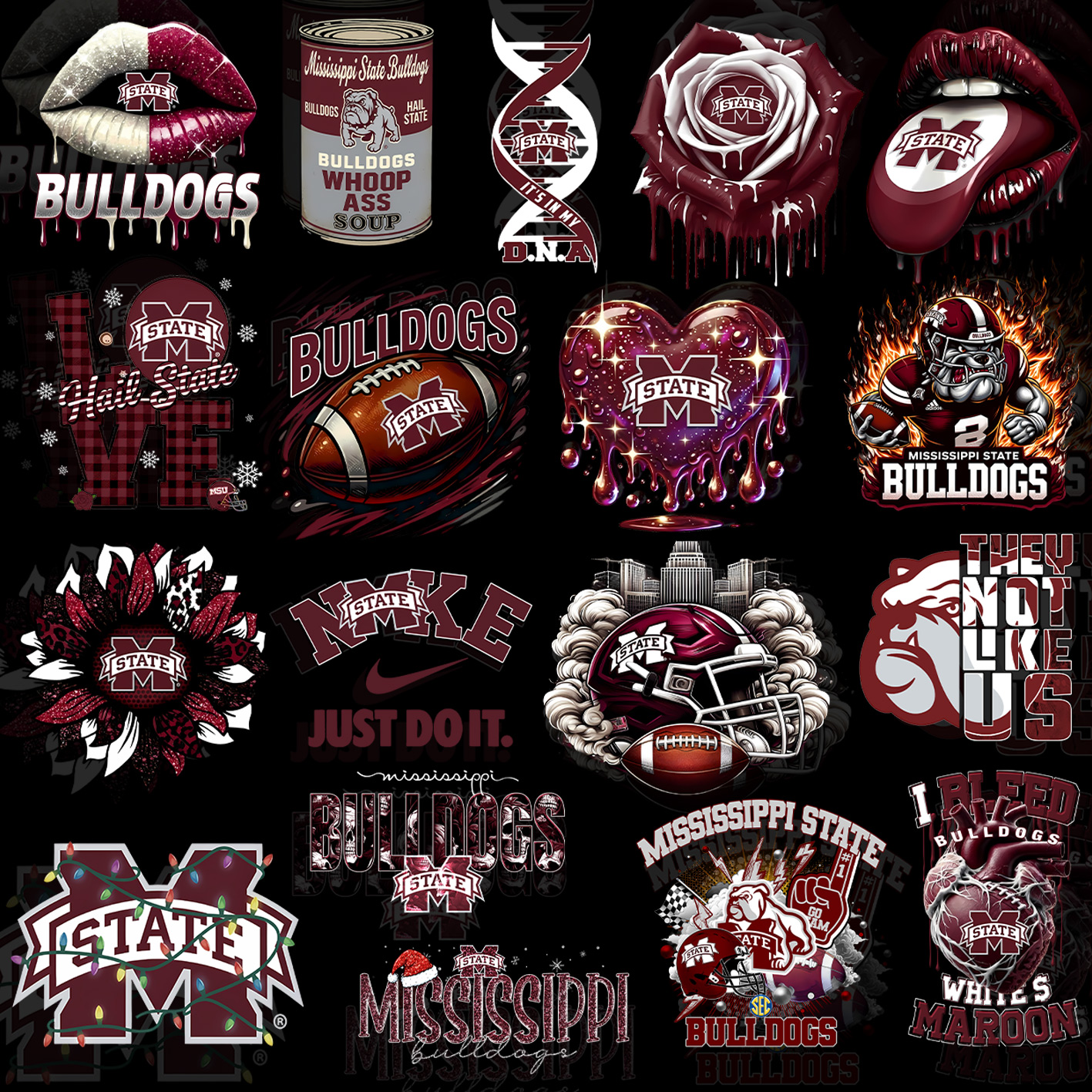 20 Mississippi Sate designs - Payhip