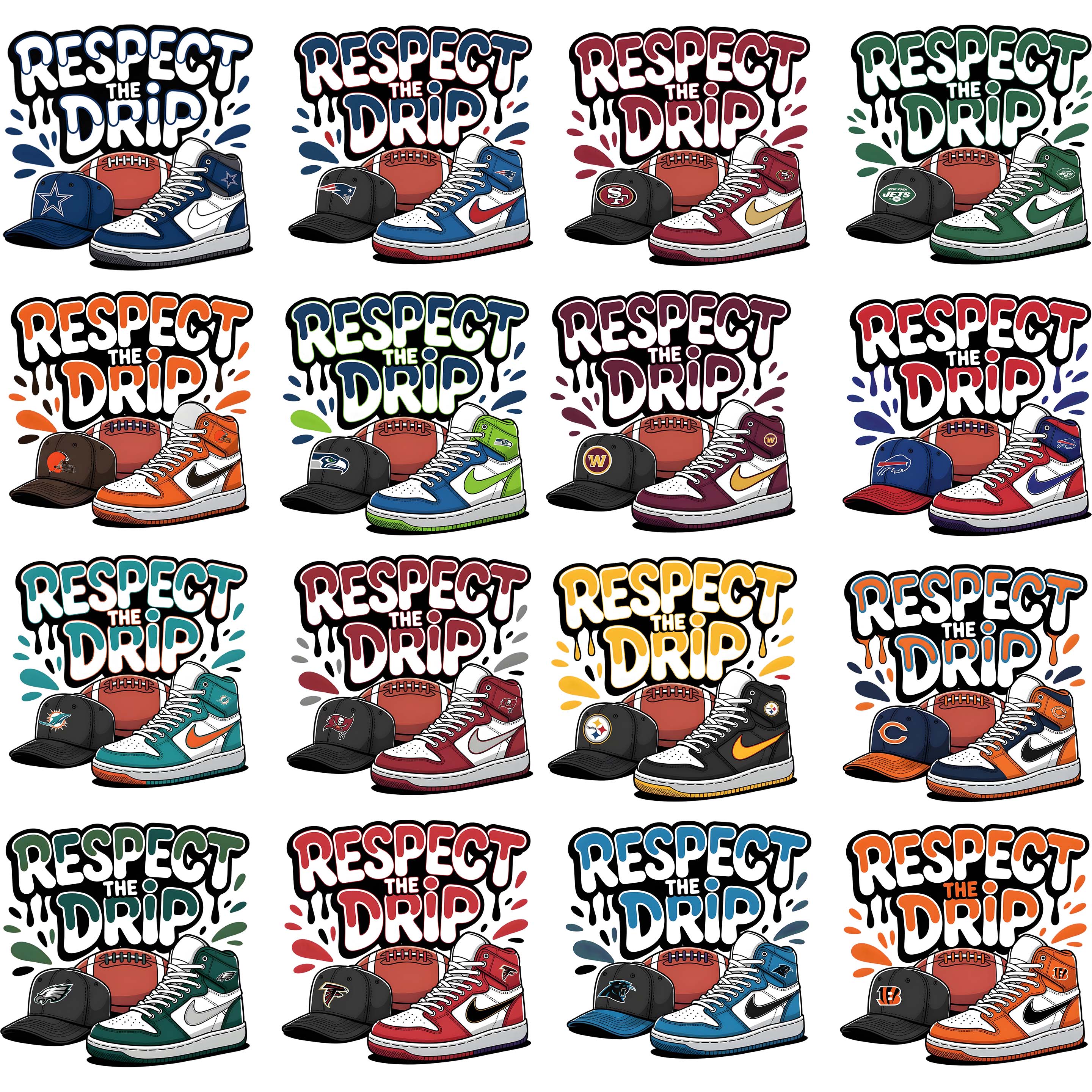 Nfl Drip Rams 32 Respect The Drip NFL designs - Payhip