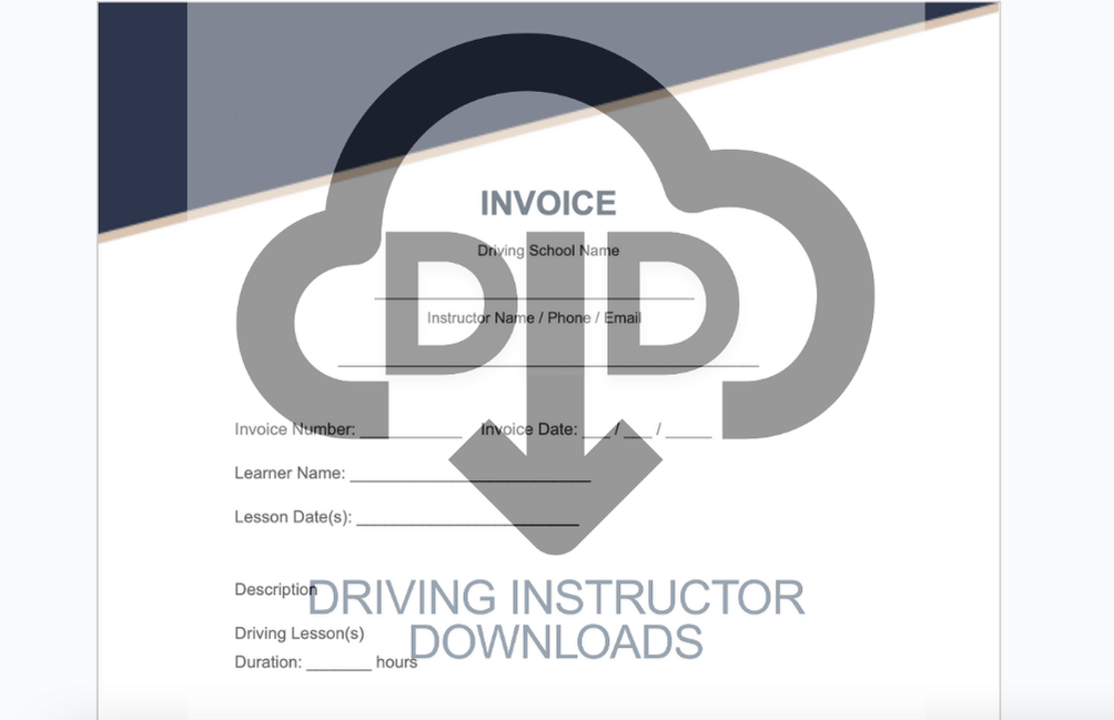 Driving Instructor Invoice, Receipt & Payment Log Pack (2026) - Payhip
