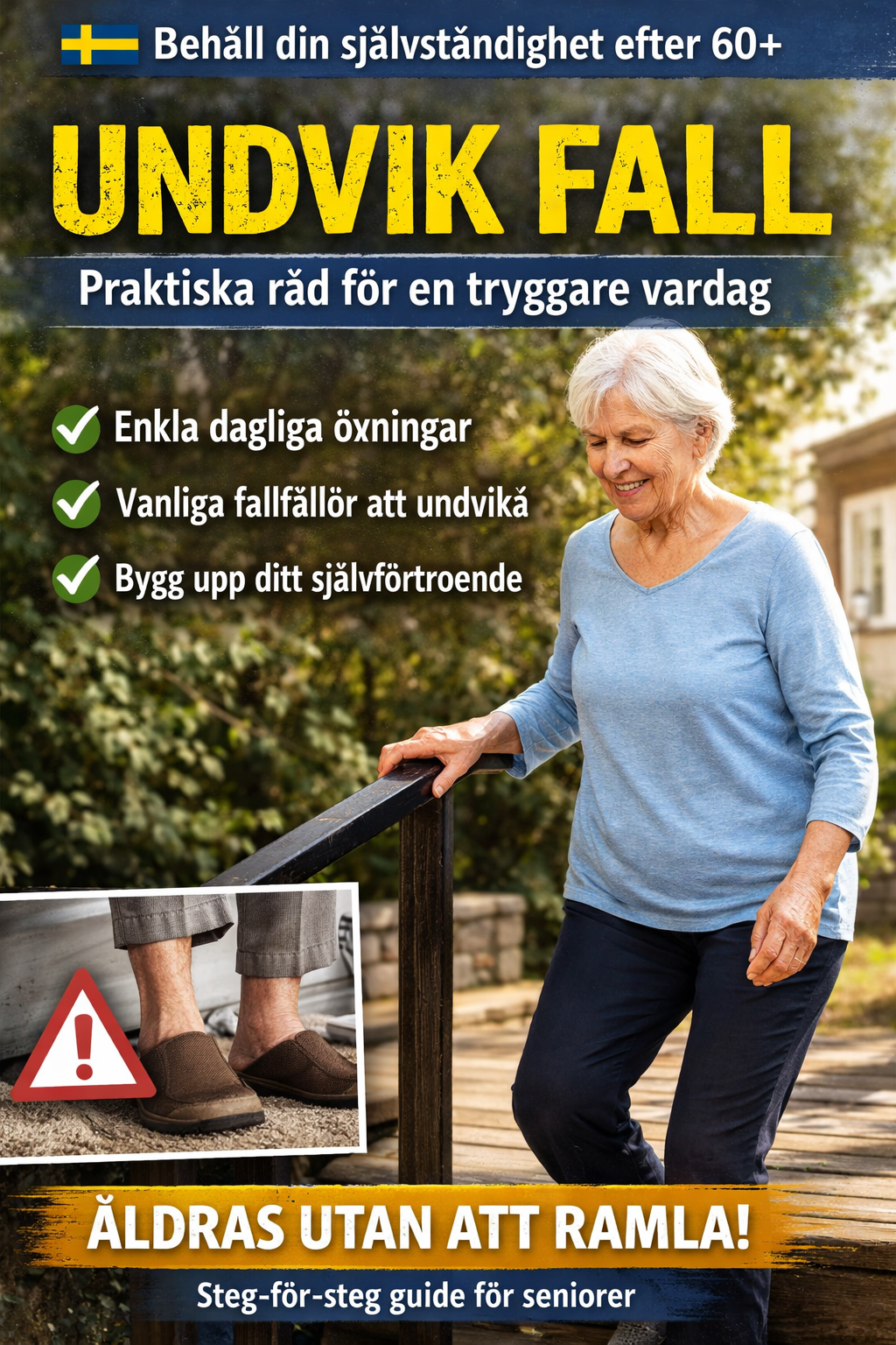 Sverige, svenska kvinnor, svenska pensionärer, 60+ Sverige