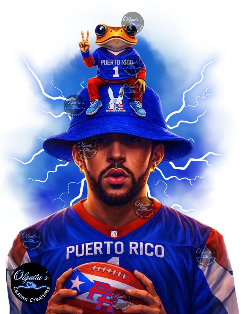 bad bunny super bowl 2026 png