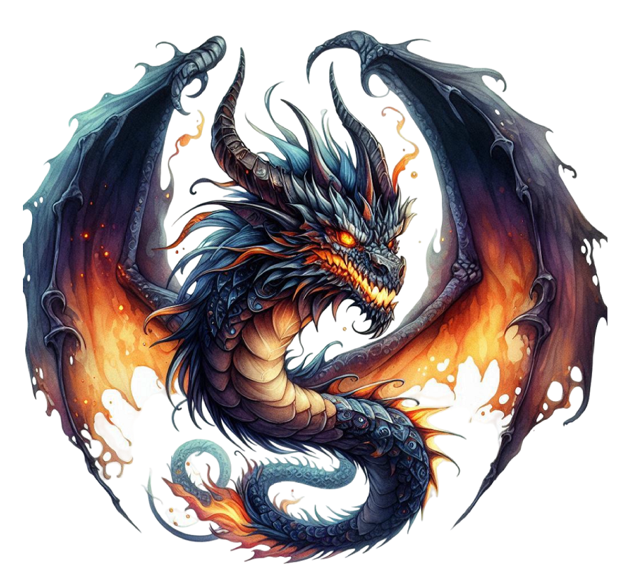 Whimsical Dragon Clipart