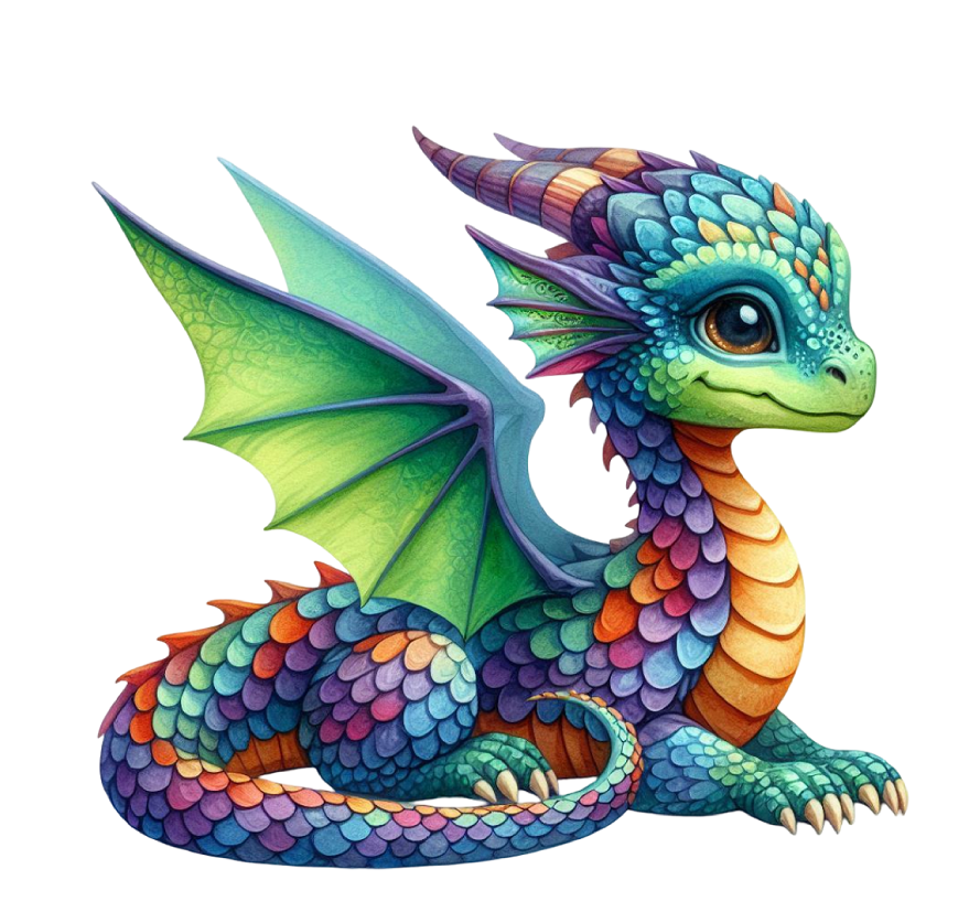 Whimsical Dragon Clipart