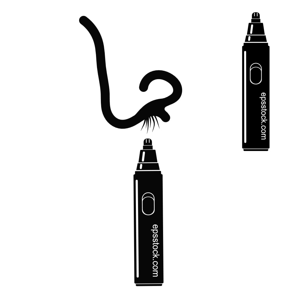 Electric nose hair trimmer