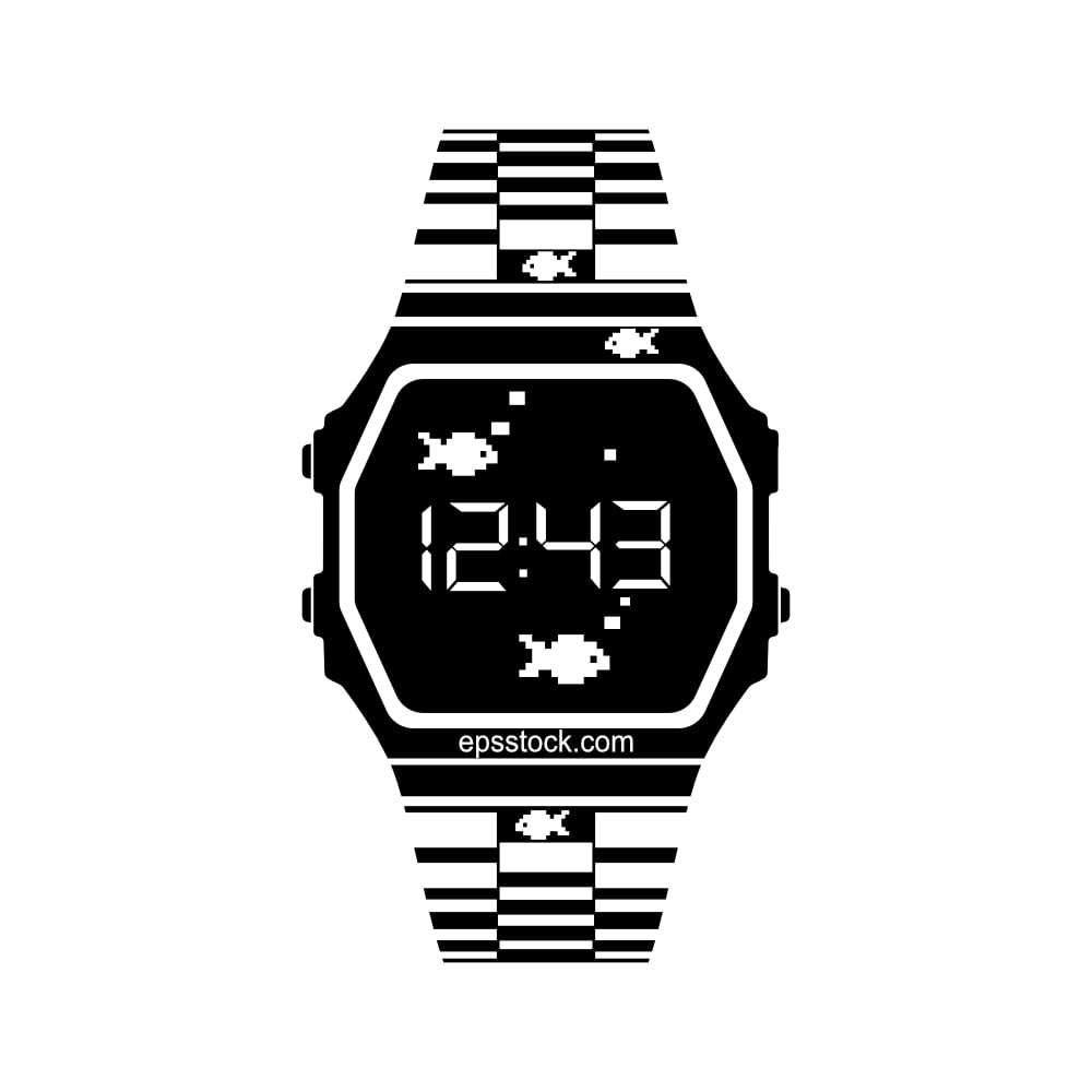 symbol of waterproof watch