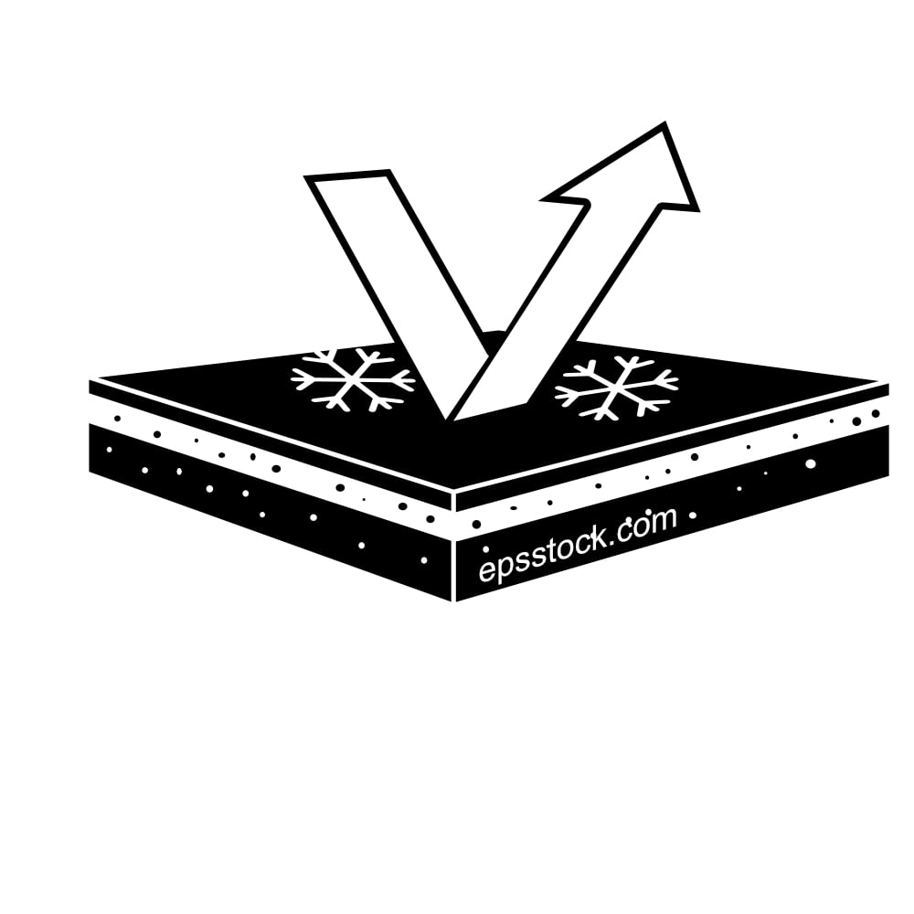 The fabric or material retains heat