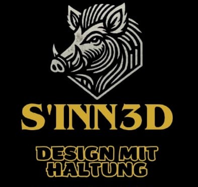 S’INN3D Logo – digitale 3D-Modelle und STL-Dateien für den 3D-Druck