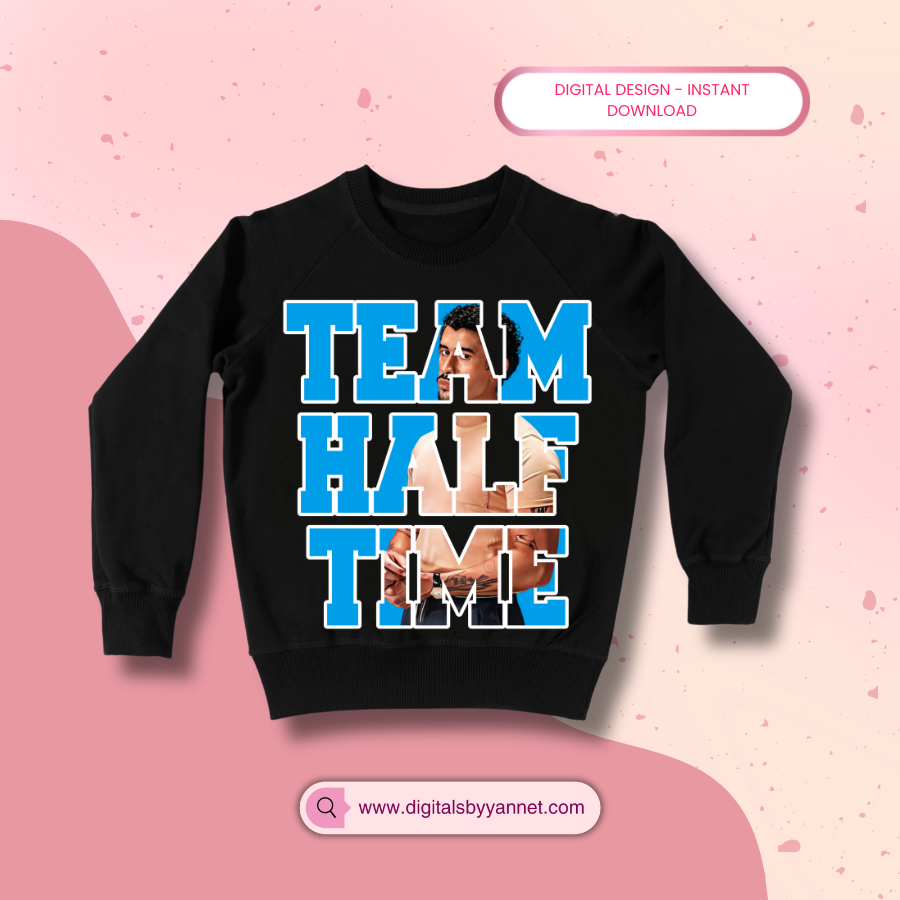 Super Bowl 2026 halftime show inspired t-shirt design with bold fan lettering
