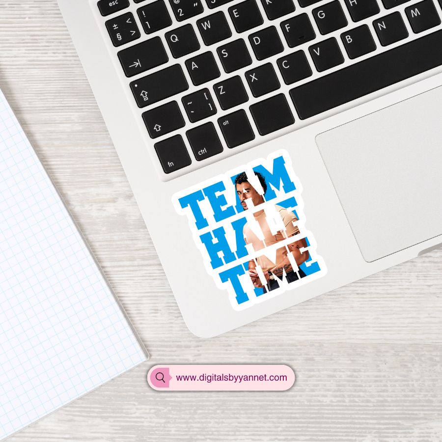 Unisex black t-shirt with Team Halftime graphic for game day and watch parties