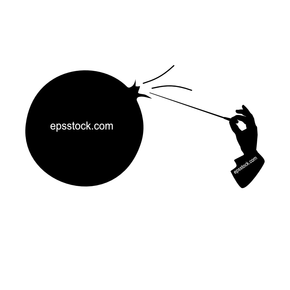 burst financial bubble