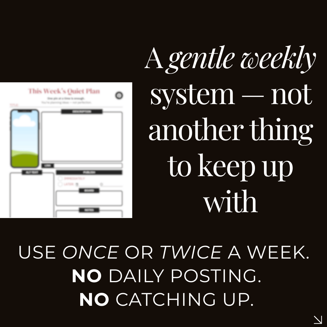 Pinterest planner reflection page to notice what worked without analytics pressure