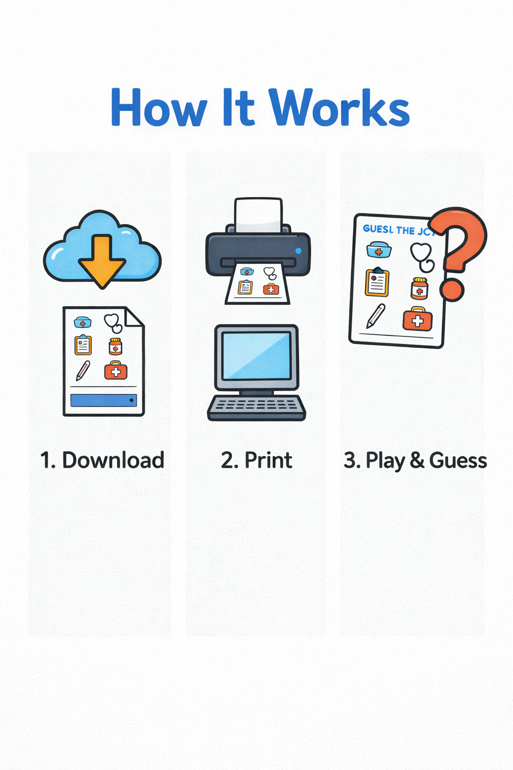 Guess the Job Flashcards for Kids (Ages 3–7) | Printable PDF