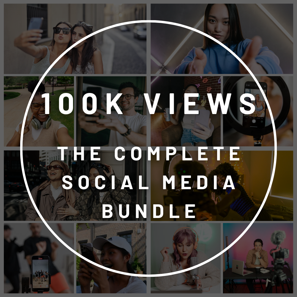 100K Views Complete Social Media Bundle - Payhip