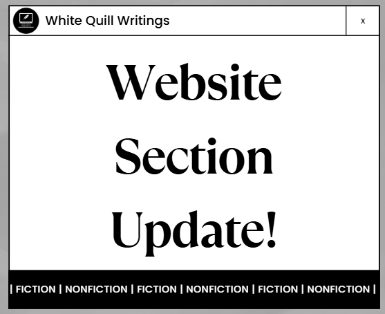 White Quill Bookshop Website Update