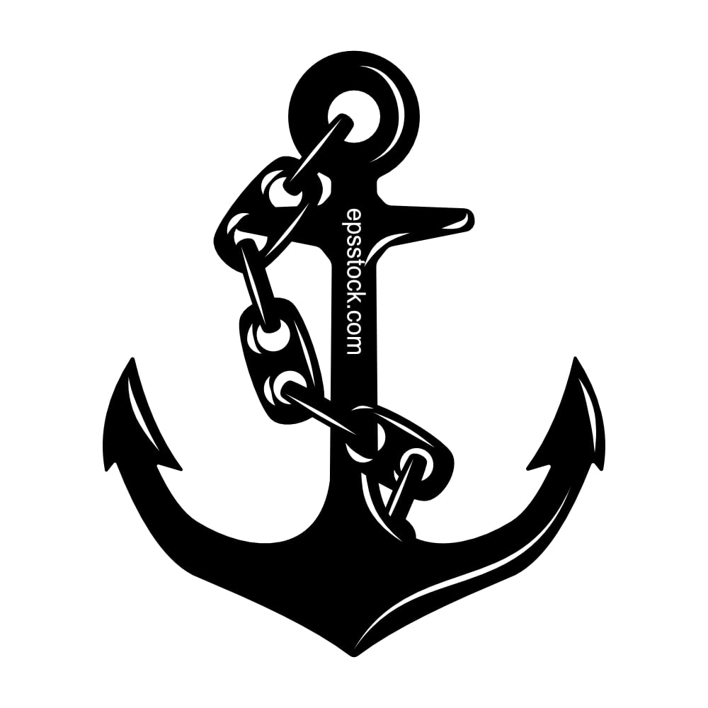 Anchor on a chain