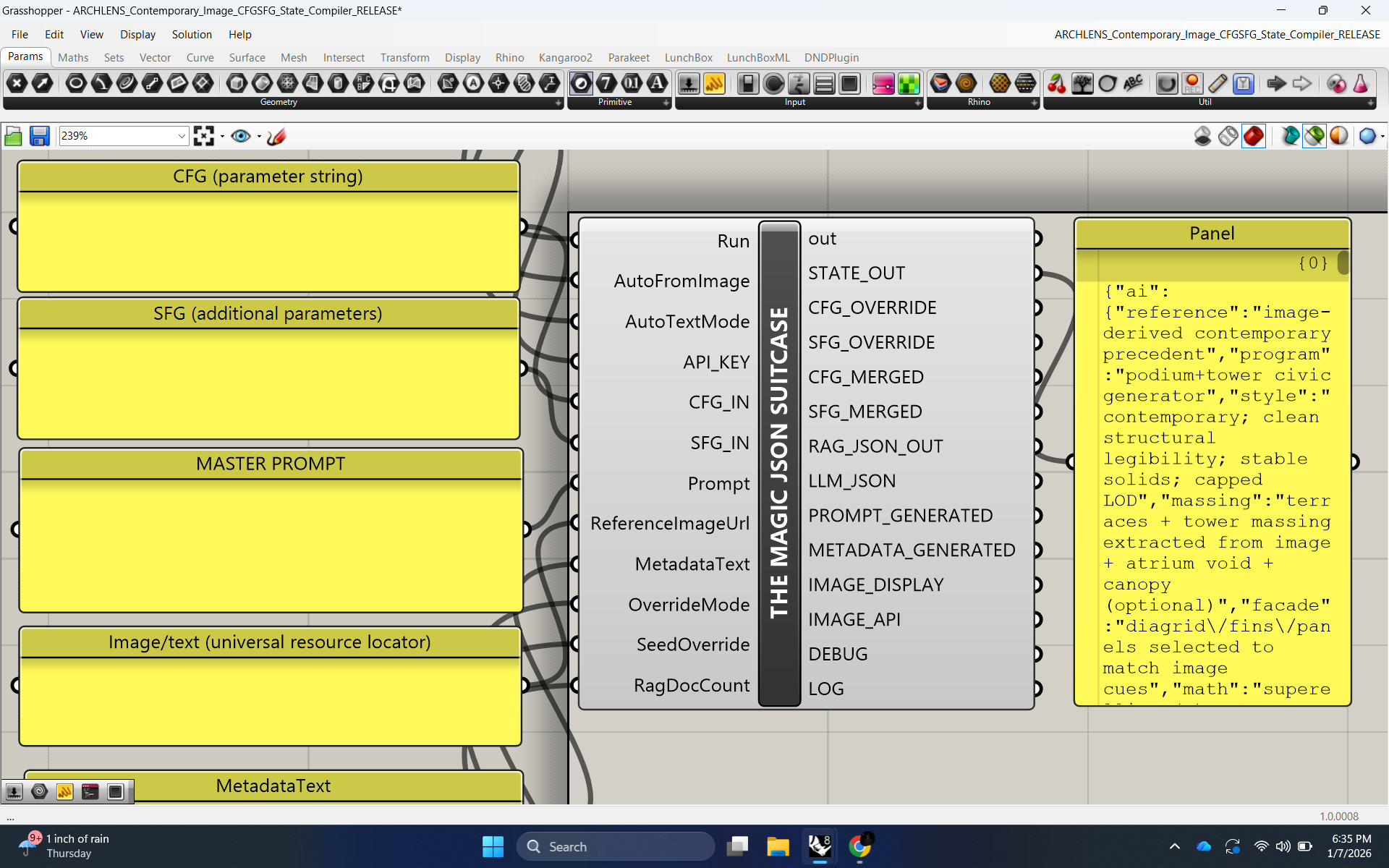 THE MARSUPIUM POUCH PLUG-IN — Image/text to 3D CAD Compiler
