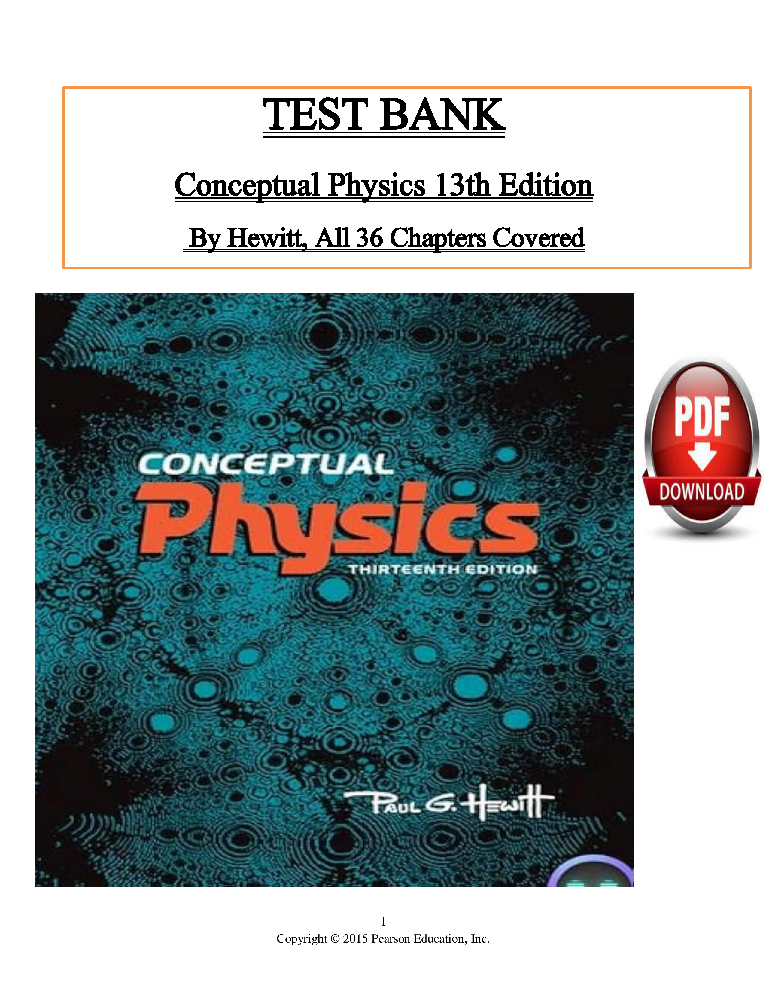 Conceptual Physics (13th Edition) – Practice Questions & Study Guide ...