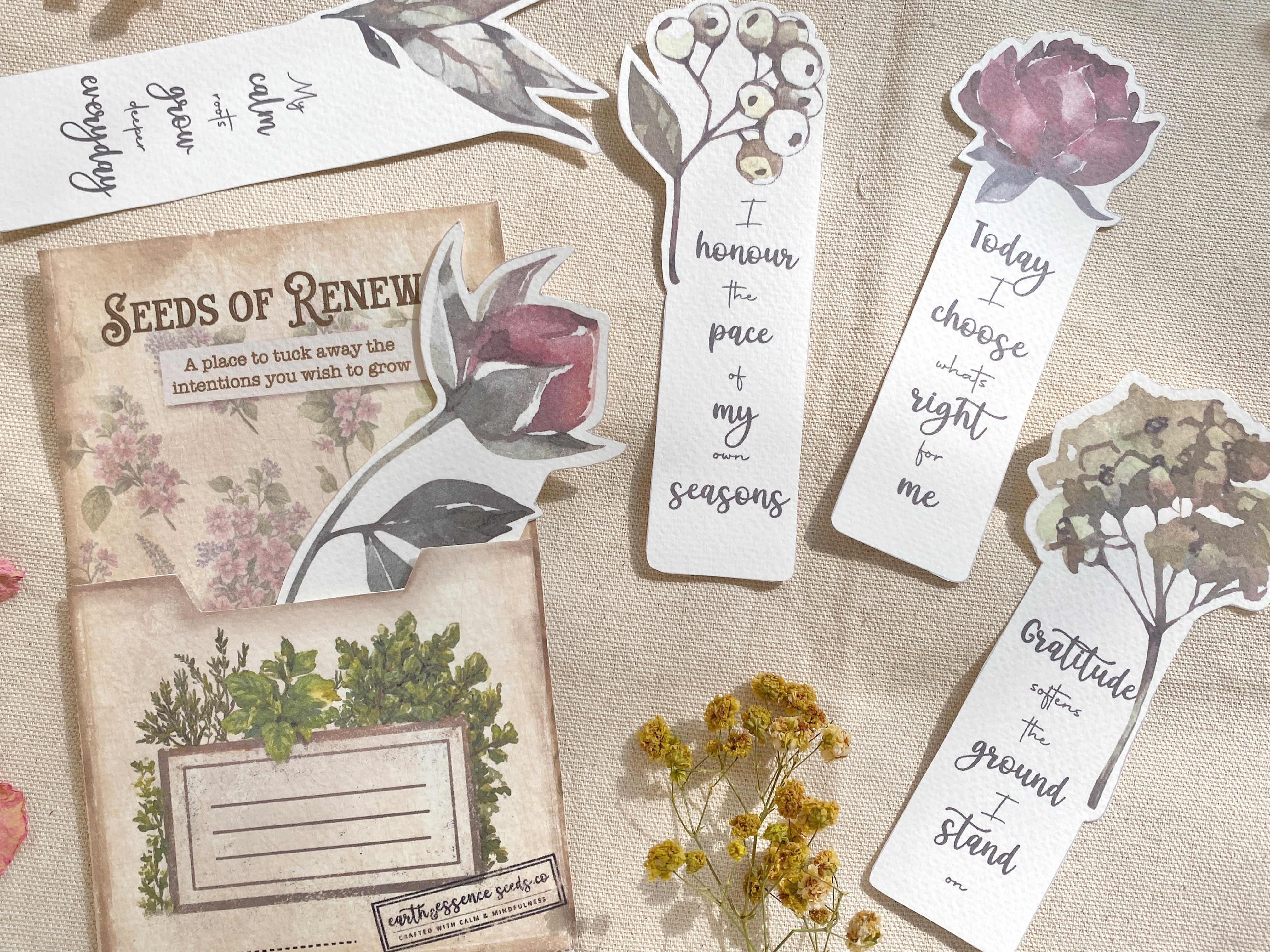 Root Bookmarks Seeds of Renewal Intention Bookmarks