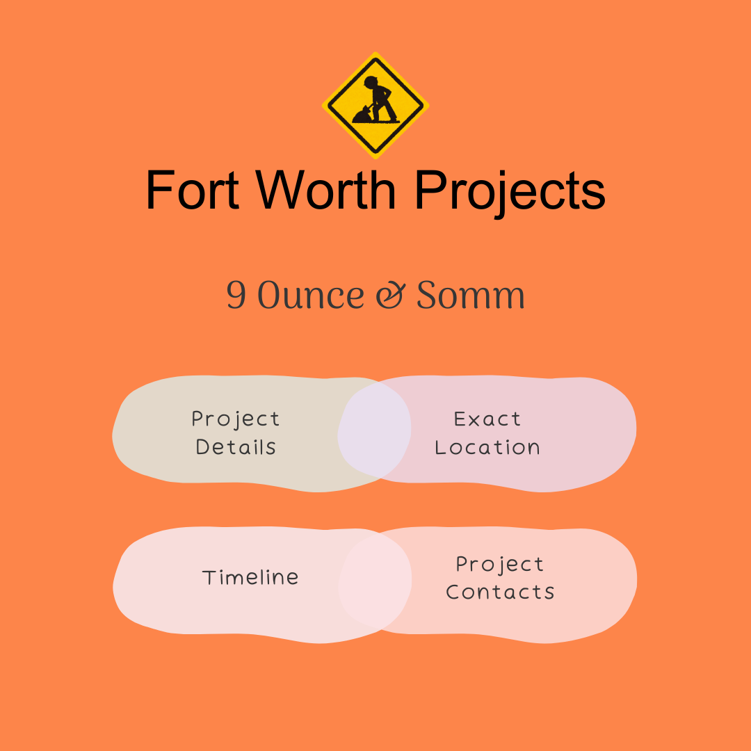 Purchase the project info and contacts for 9 Ounce & Somm remodeling project in Fort Worth.