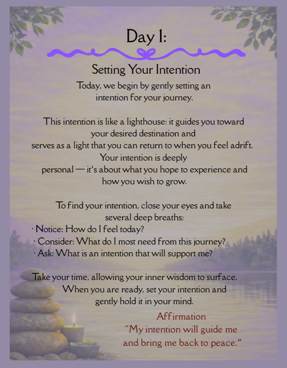 Calm Within: A 30 day Guided Meditation and Stress Relief Journey - Payhip