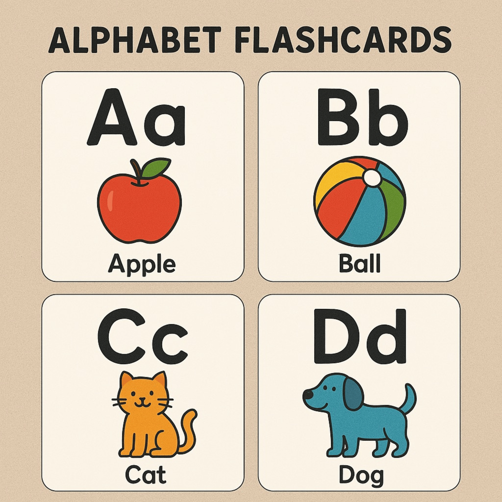 Alphabet Flashcards – ABC Learning Made Fun! 🎨 - Payhip