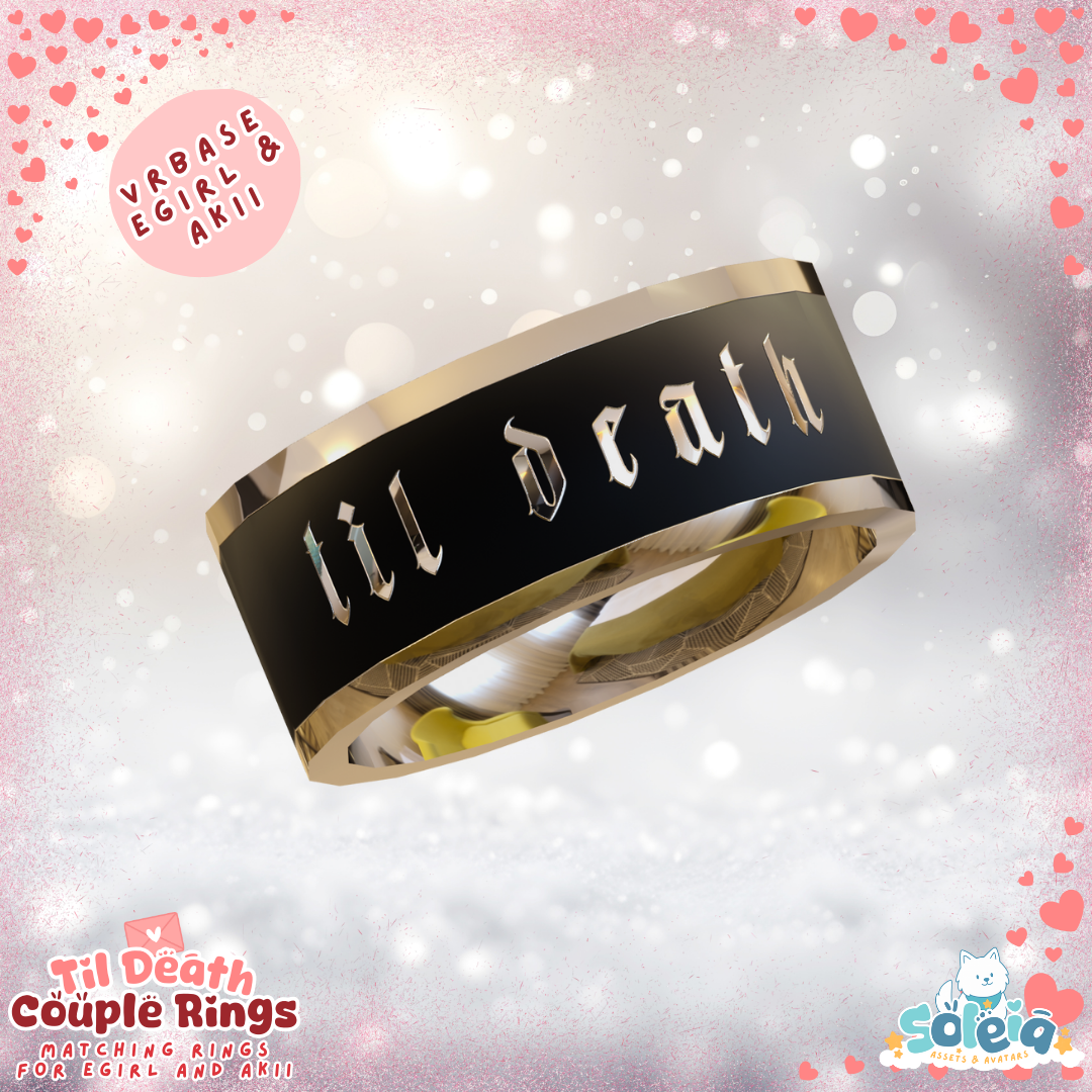 Til Death Rings (Egirl & Akii - Matching Couple Rings)