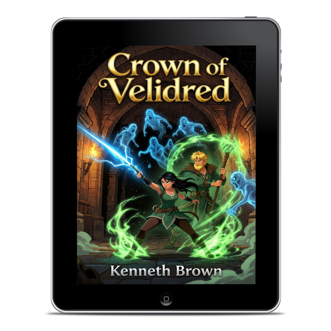 Crown of Velidred on the last stages of writing.