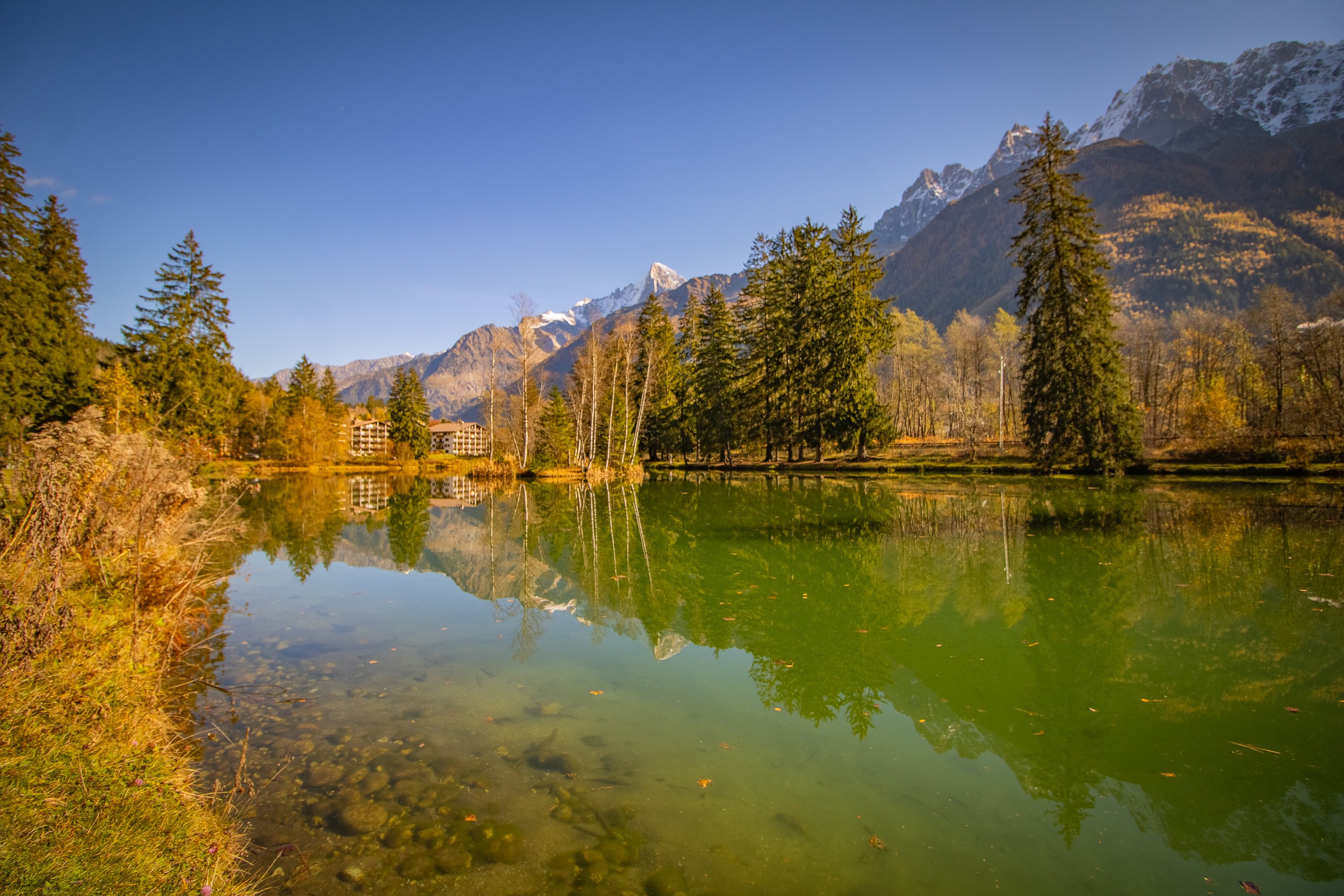 Alpine Lake in Autumn — Chamonix Valley - Payhip