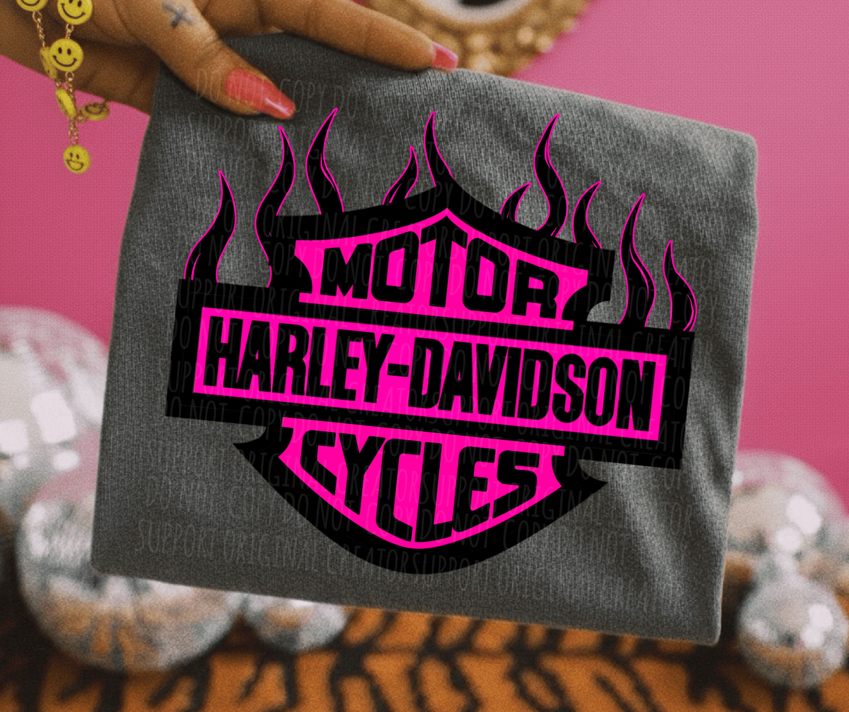 Hot pink & black HD - Payhip