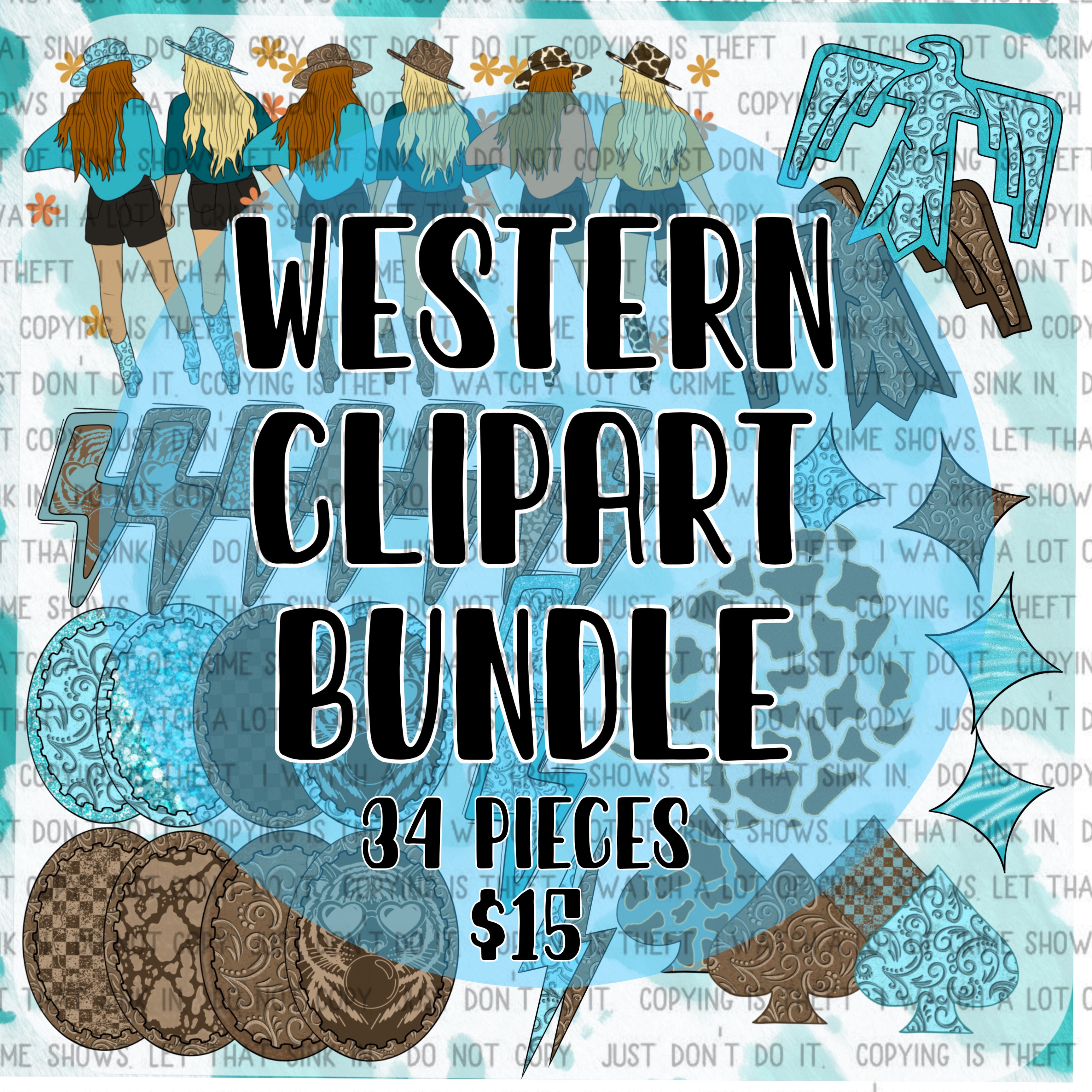 Western clipart bundle - Payhip