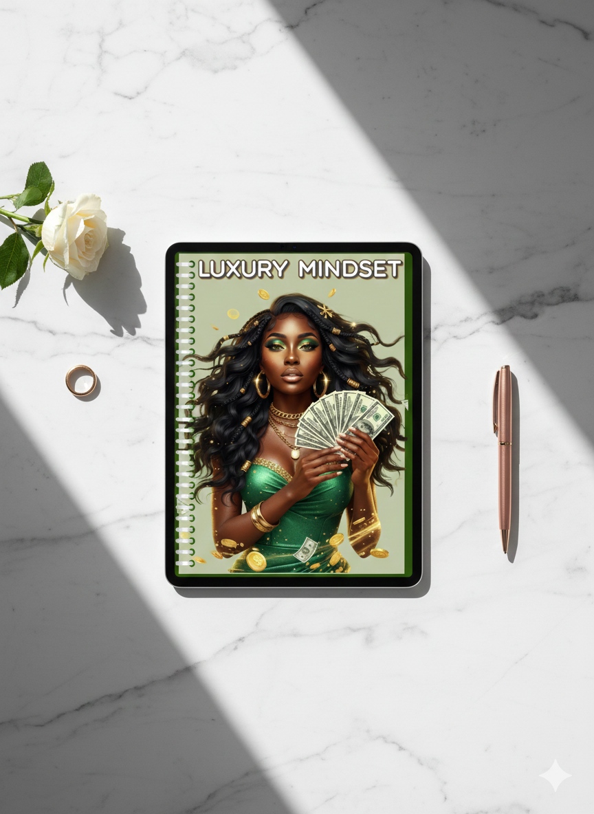 Wealth Queen Complete Bundle | Money Mindset Journal 8 Character PNGs ...