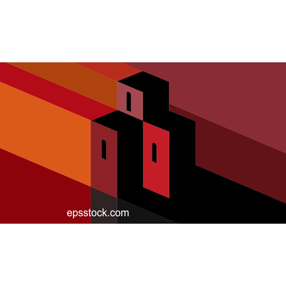 Church Abstract mosaic backgroun