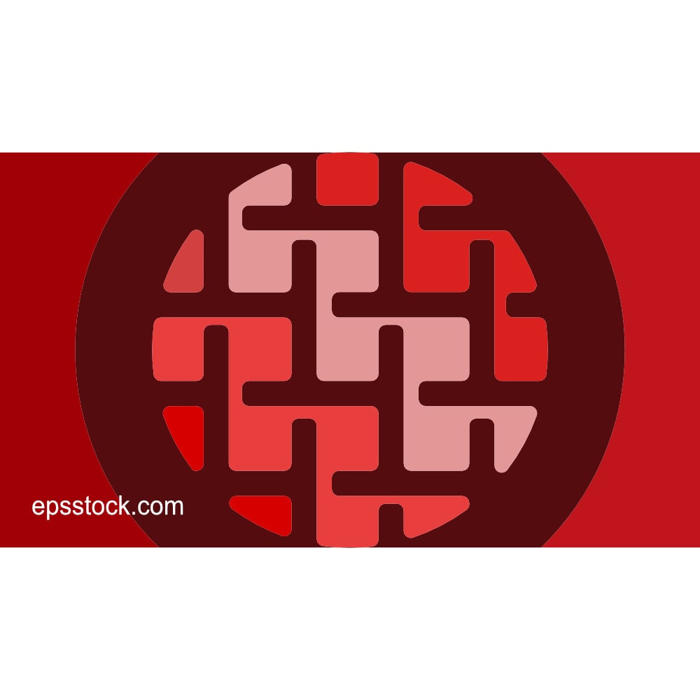 cotton fabric Abstract mosaic background, flat color illustration