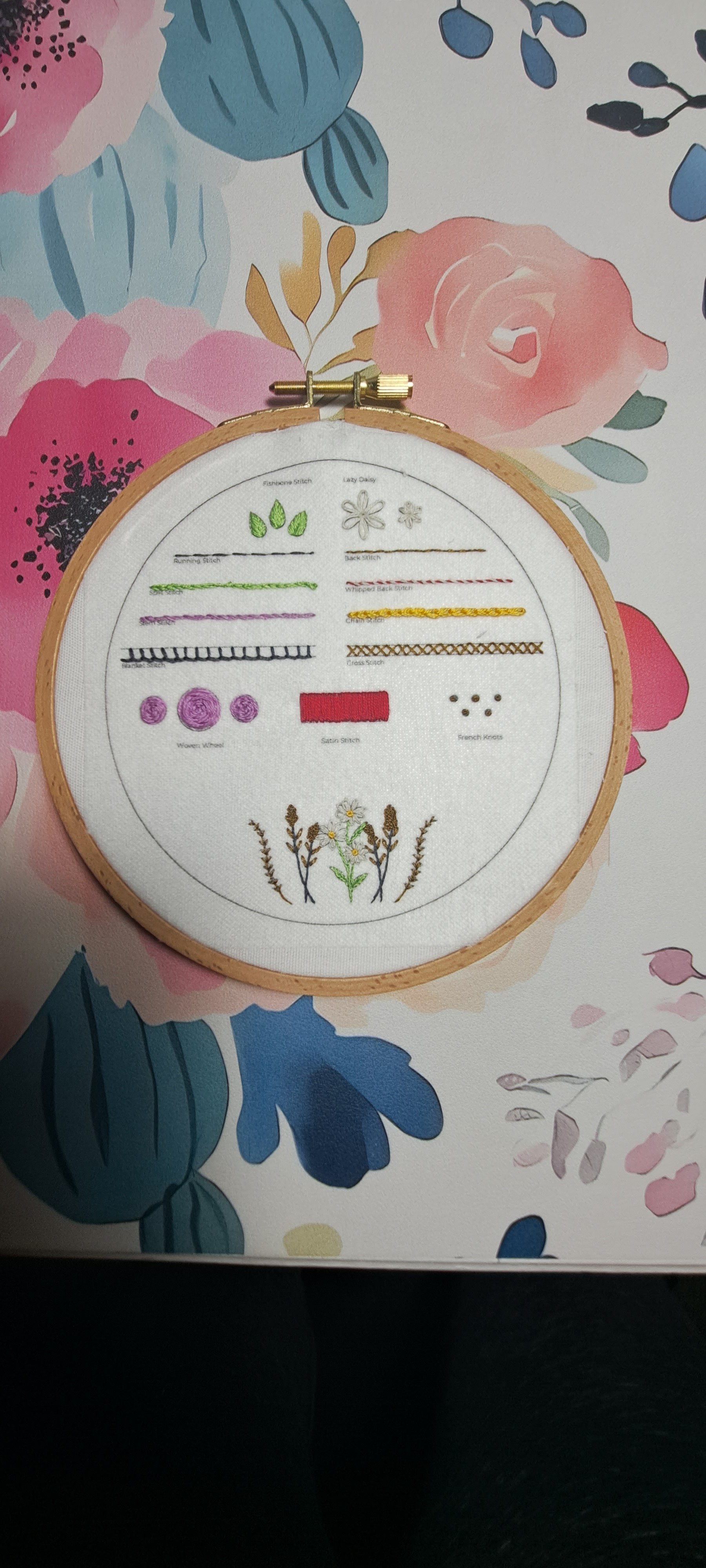 Free Embroidery Sampler for Beginners | Fine Line Stitches