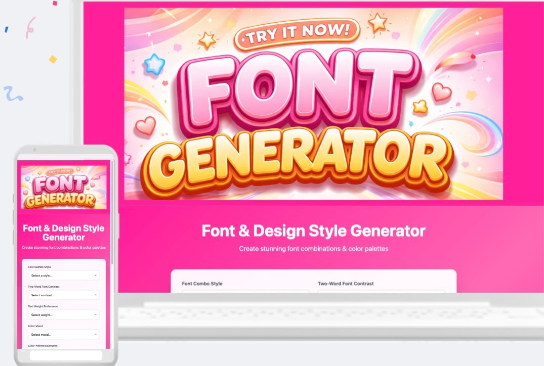 Font & Design Style Generator - Payhip